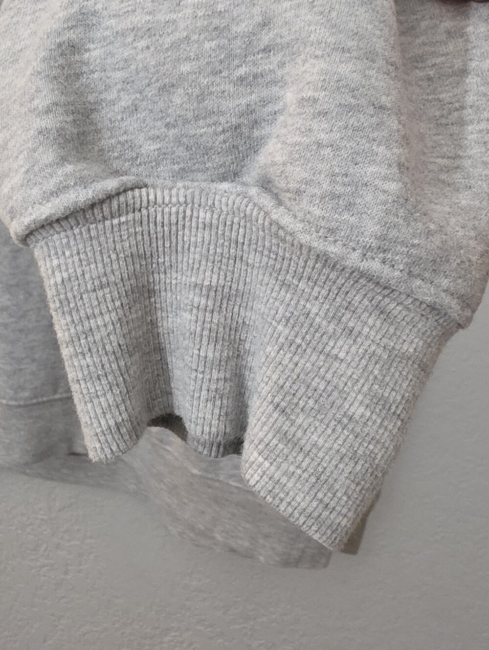 Pink Lily Light Gray "Football" Pullover, Womens Medium, Oversized - Picture 5 of 6